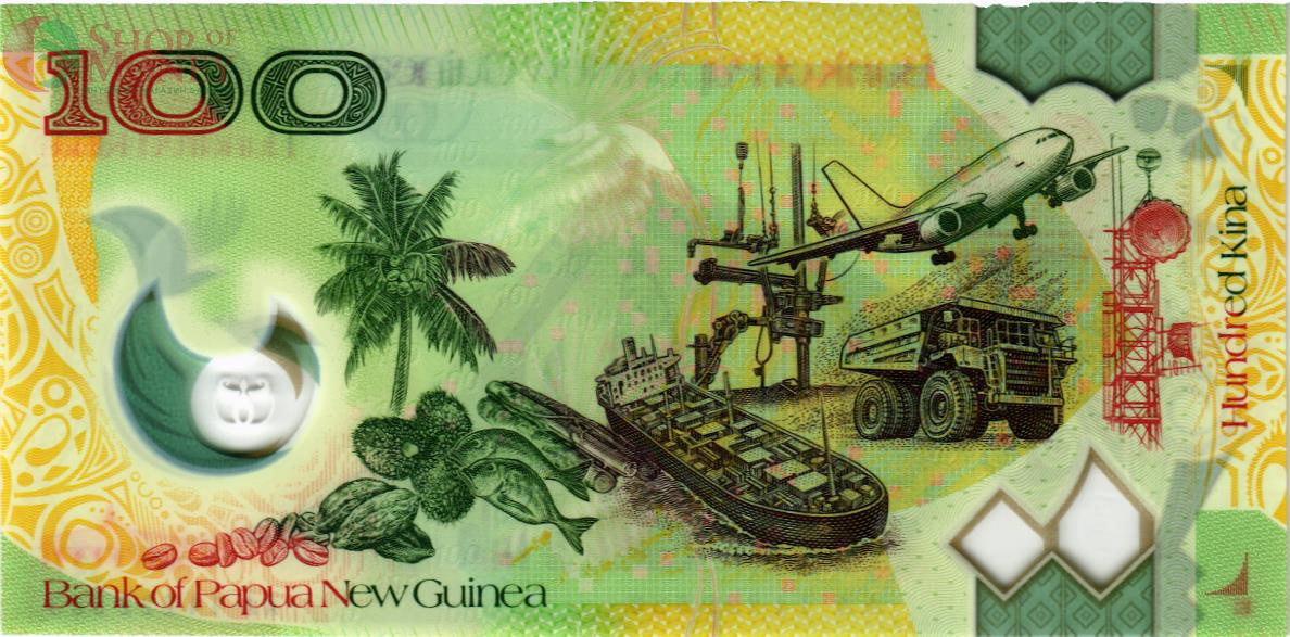 ПАПУА-НОВАЯ ГВИНЕЯ 100 КИНА (-AA-) 2