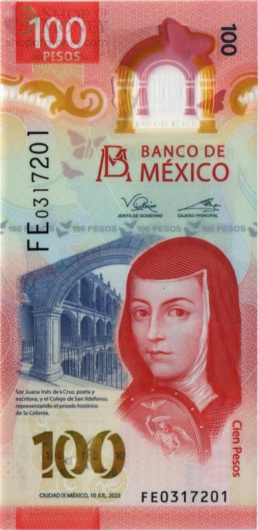 МЕКСИКА 100 ПЕСО (10.07.2023) 1