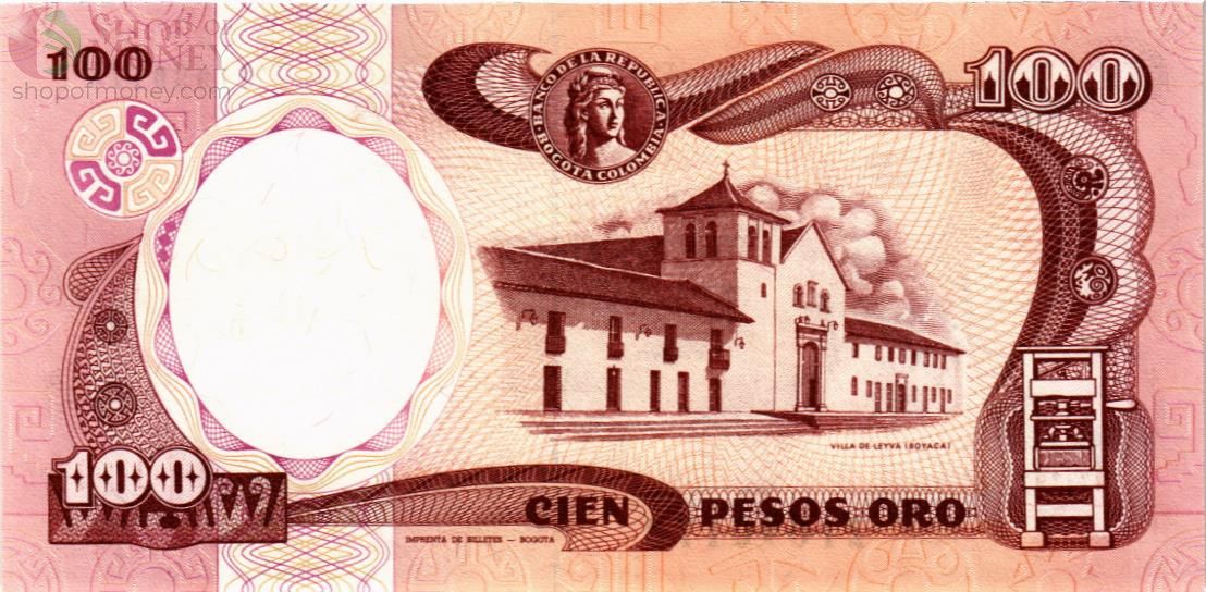 КОЛУМБИЯ 100 ПЕСО (01.01.1991) 2