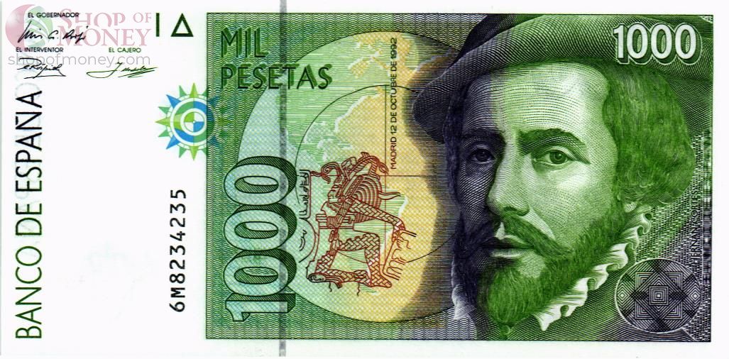 ИСПАНИЯ 1000 ПЕСЕТ 1