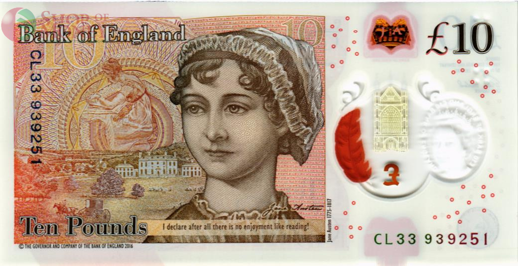 ВЕЛИКОБРИТАНИЯ/АНГЛИЯ 10 ФУНТОВ 2