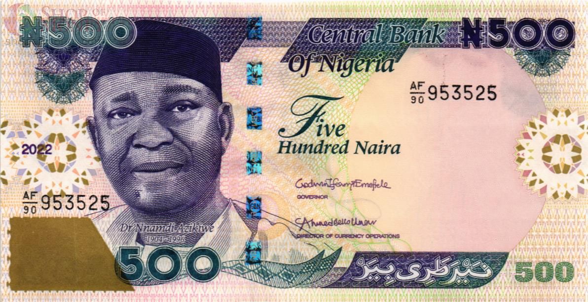 НИГЕРИЯ 500 НАЙРА 1