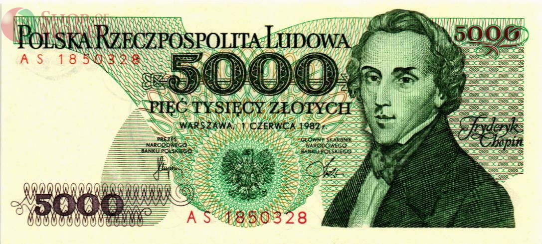 ПОЛЬША 5000 ЗЛОТЫХ 1