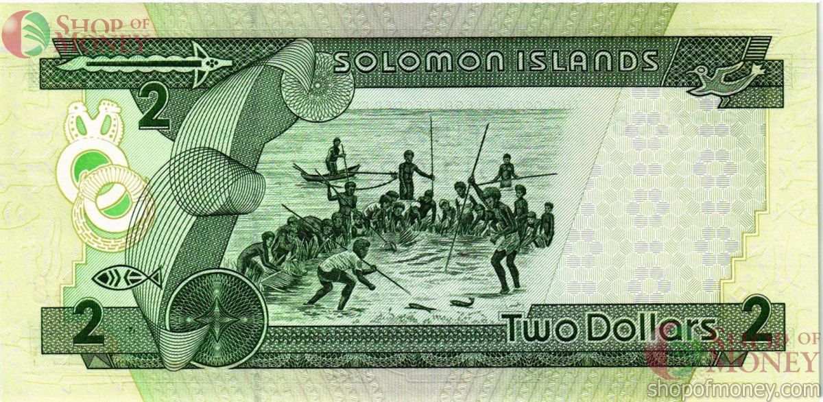 СОЛОМОНОВЫ ОСТРОВА 2 ДОЛЛАРА (C/3) 2
