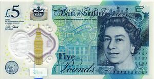 ВЕЛИКОБРИТАНИЯ/АНГЛИЯ 5 ФУНТОВ 1