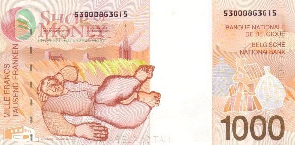 БЕЛЬГИЯ 1000 ФРАНКОВ 2