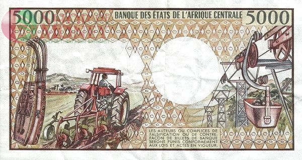КАМЕРУН 5000 ФРАНКОВ 2