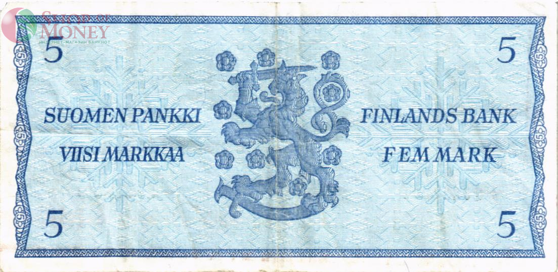 ФИНЛЯНДИЯ 5 МАРОК (Litt. B) 2