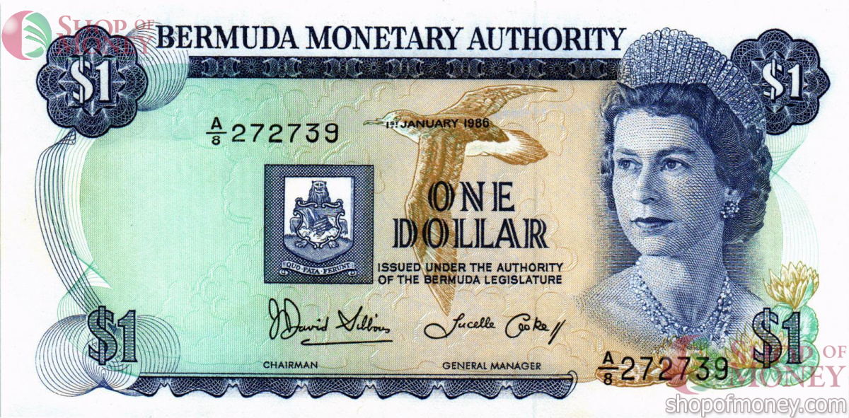 БЕРМУДСКИЕ ОСТРОВА 1 ДОЛЛАР 1