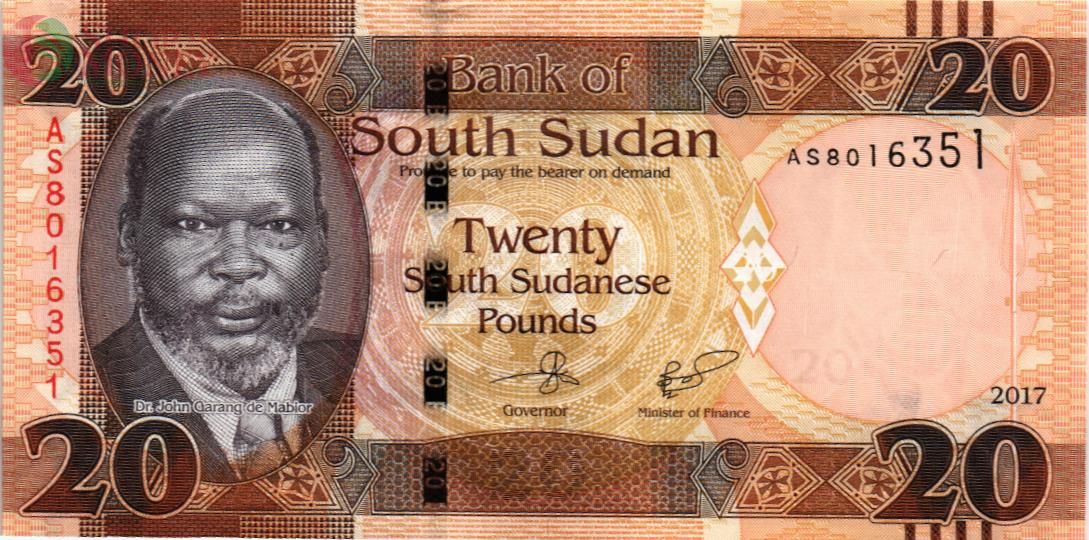 ЮЖНЫЙ СУДАН 20 ФУНТОВ 1