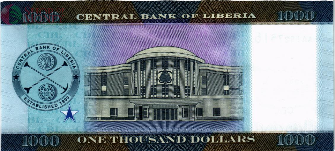 ЛИБЕРИЯ 1000 ДОЛЛАРОВ 2