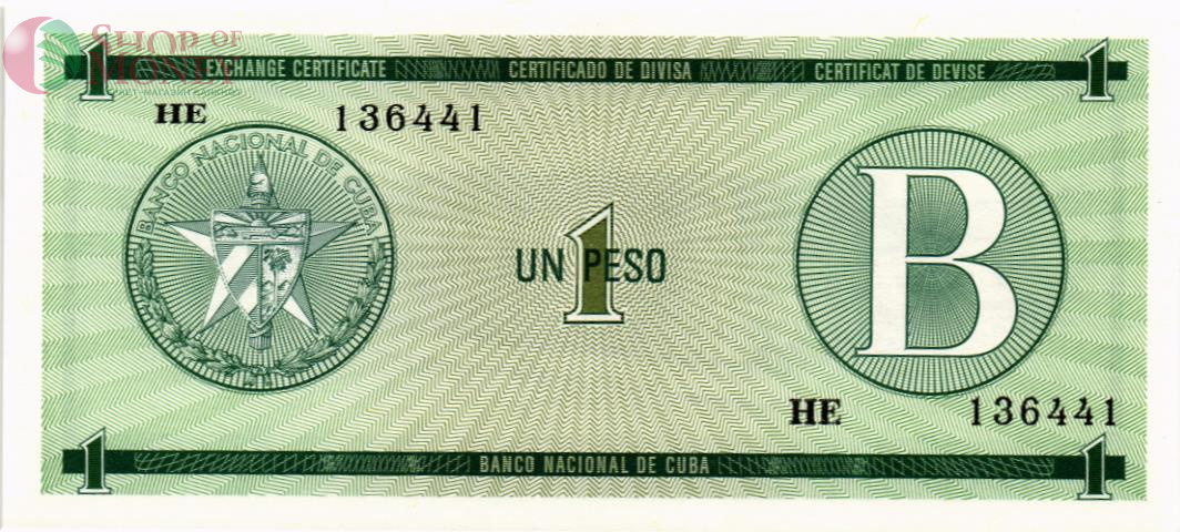 КУБА 1 ПЕСО 1