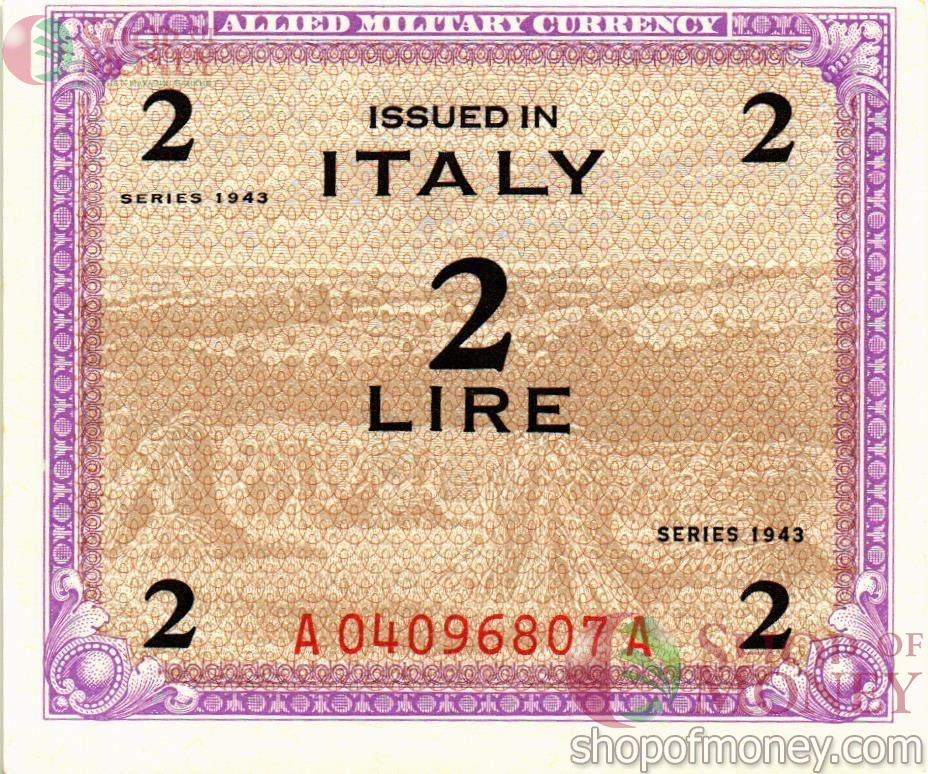 ИТАЛИЯ 2 ЛИРЫ 1