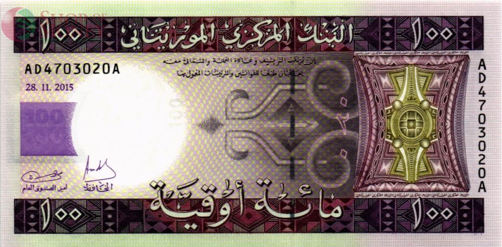 МАВРИТАНИЯ 100 УГИЙ 1