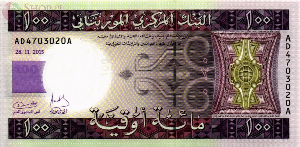 МАВРИТАНИЯ 100 УГИЙ 1