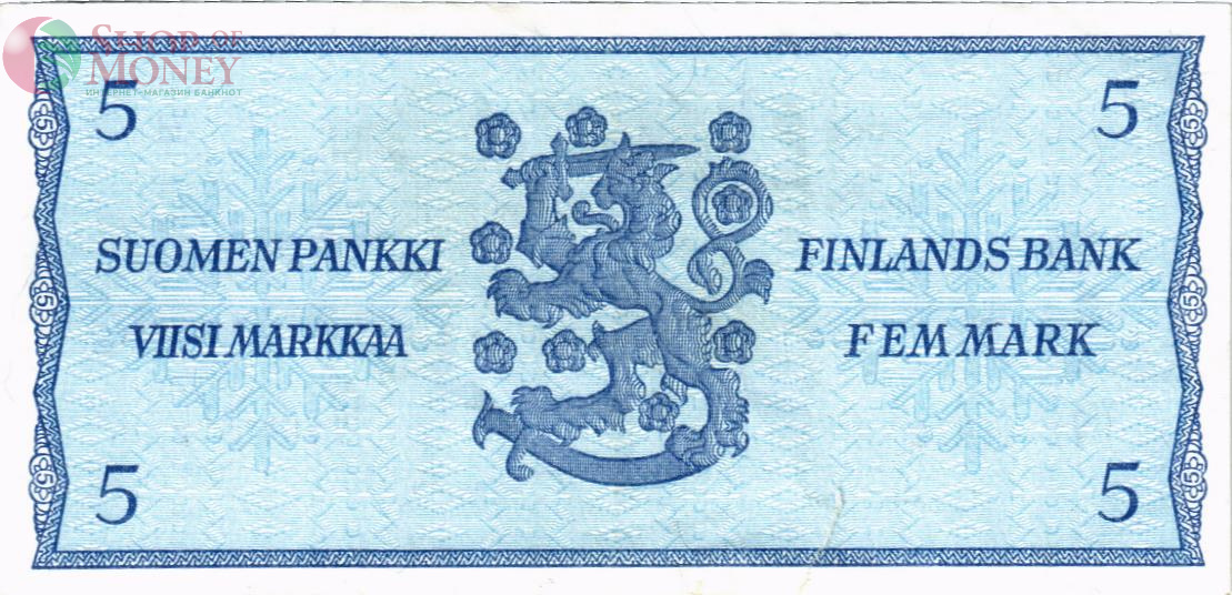 ФИНЛЯНДИЯ 5 МАРОК (Litt. B) 2