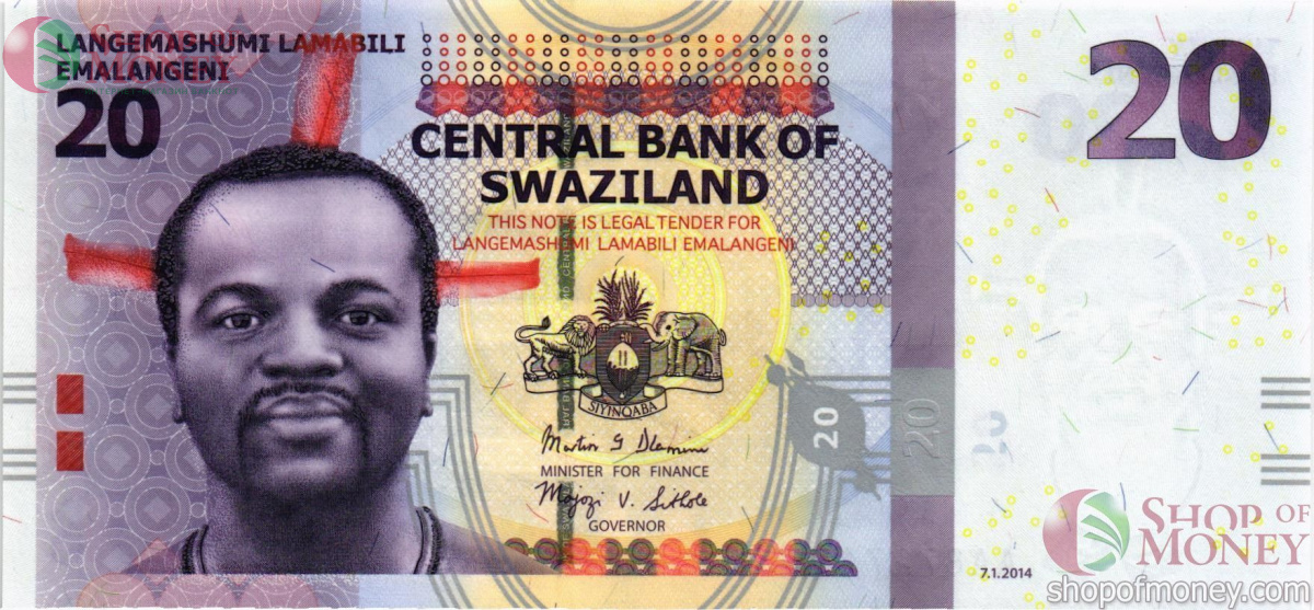 СВАЗИЛЕНД 20 ЭМАЛАНГЕНИ 1