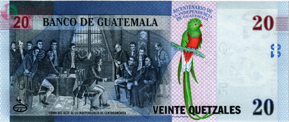ГВАТЕМАЛА 20 КЕТСАЛЬ 2