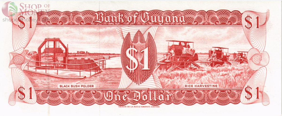 ГАЙАНА 1 ДОЛЛАР 2