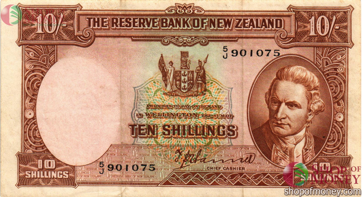 НОВАЯ ЗЕЛАНДИЯ 10 ШИЛЛИНГОВ usd 1