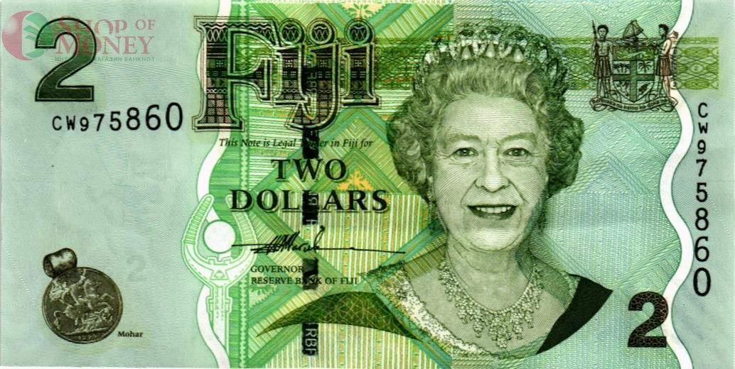 ФИДЖИ 2 ДОЛЛАРА 1