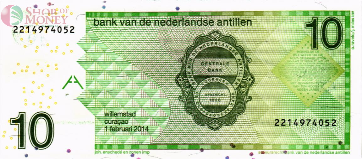 НИДЕРЛАНДСКИЕ АНТИЛЬСКИЕ ОСТРОВА 10 ГУЛЬДЕНОВ 2
