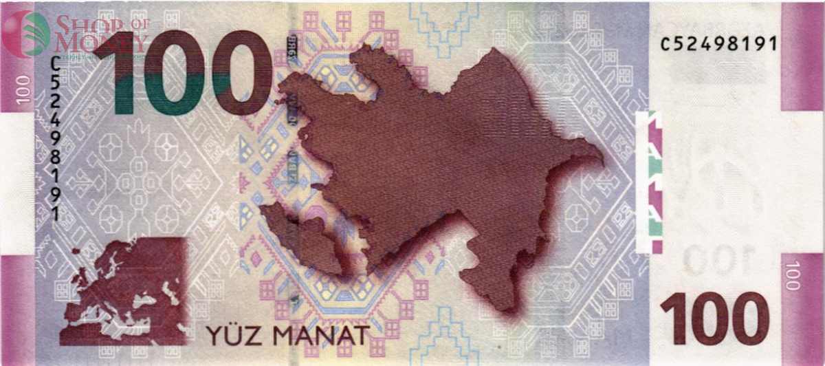 АЗЕРБАЙДЖАН 100 МАНАТ 2