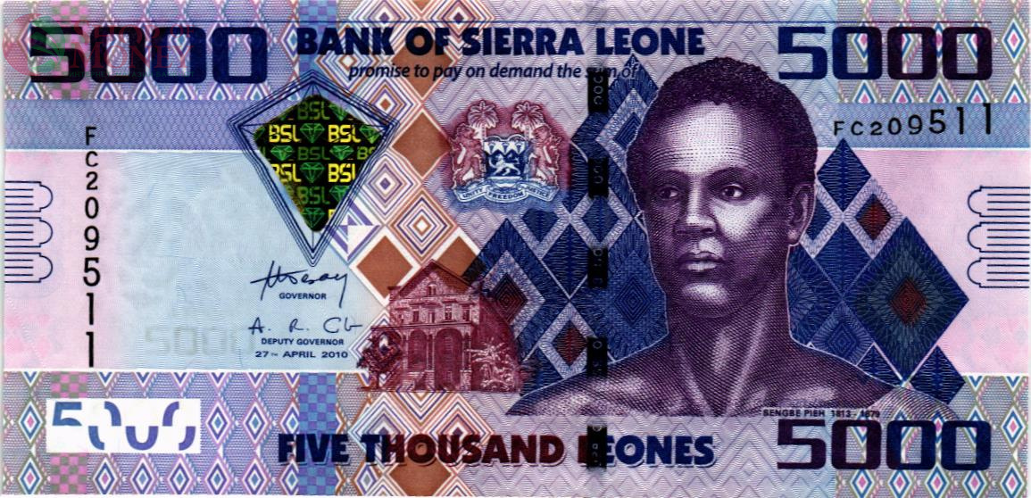 СЬЕРРА-ЛЕОНЕ 5000 ЛЕОНЕ 1