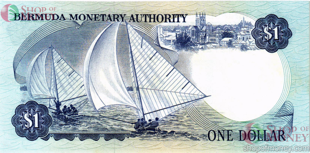 БЕРМУДСКИЕ ОСТРОВА 1 ДОЛЛАР 2