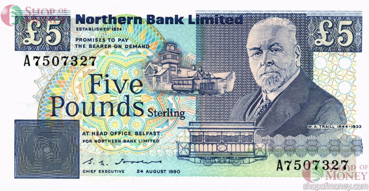 СЕВЕРНАЯ ИРЛАНДИЯ 5 ФУНТОВ 1