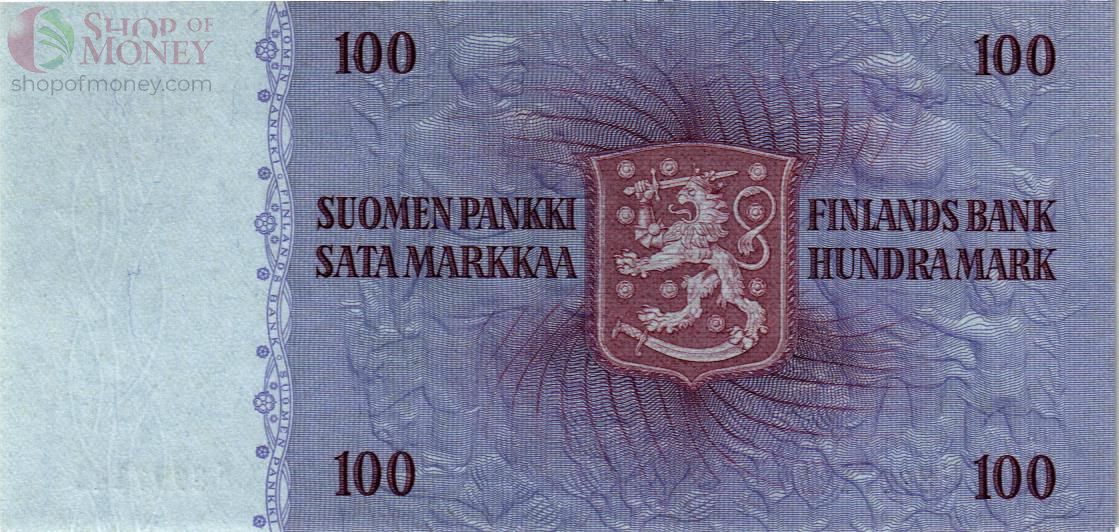 ФИНЛЯНДИЯ 100 МАРОК (Litt. A) 2