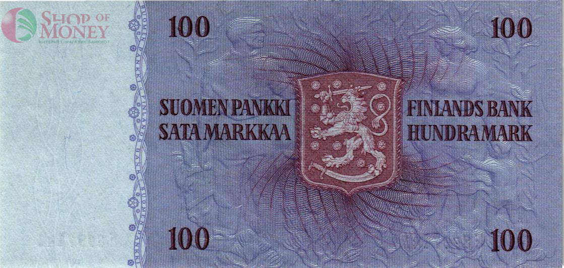 ФИНЛЯНДИЯ 100 МАРОК (Litt. A) 2