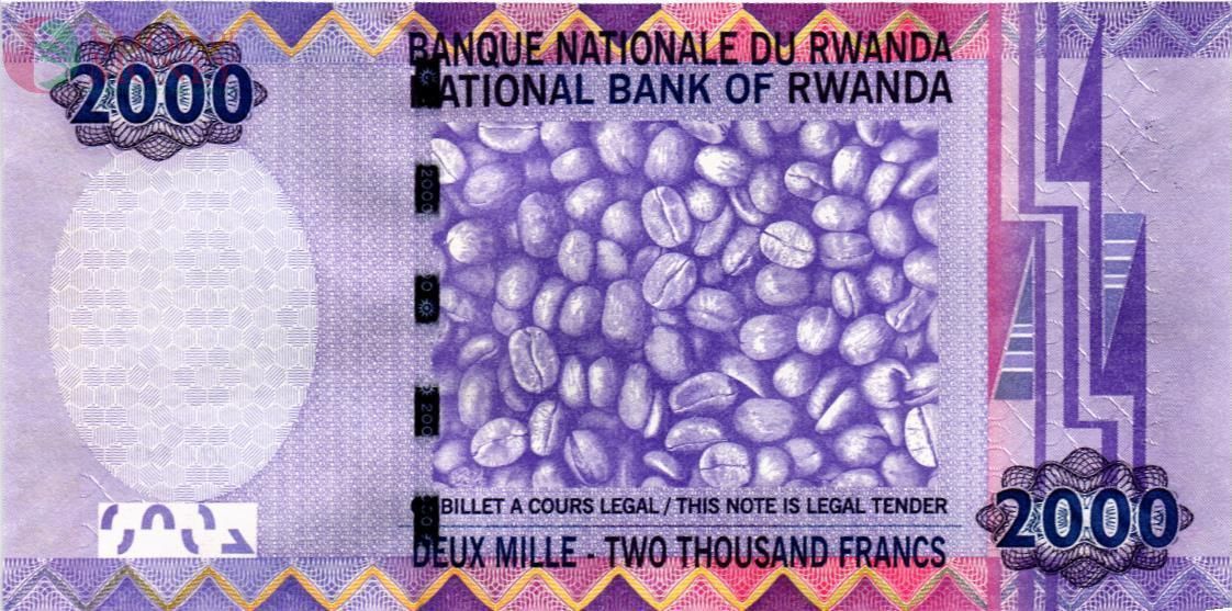 РУАНДА 2000 ФРАНКОВ 2