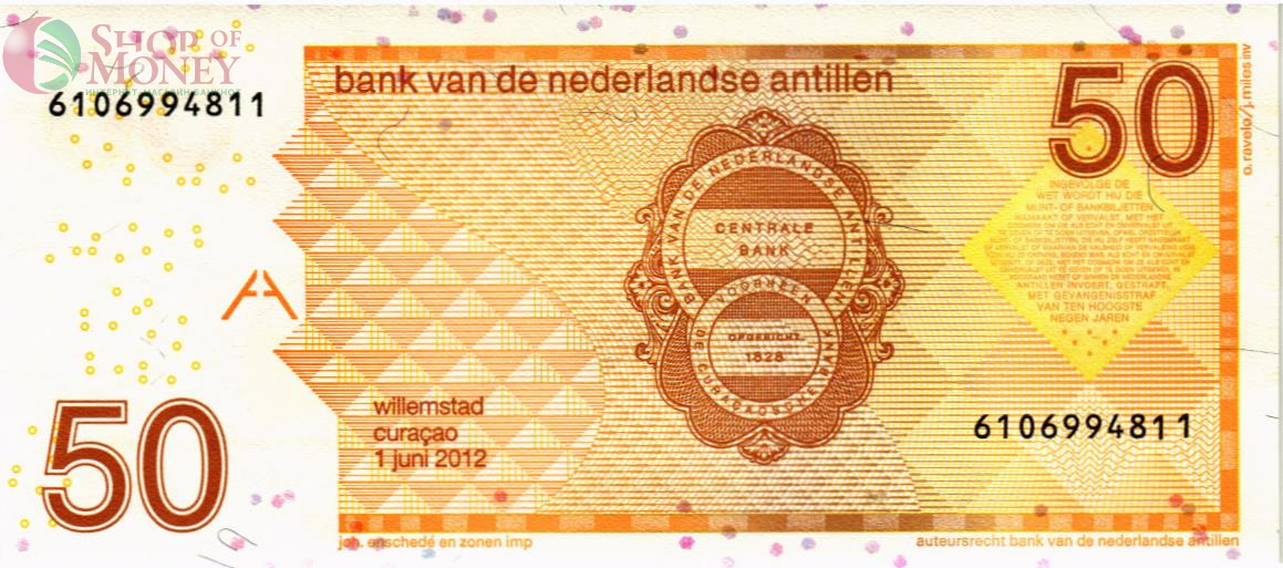 НИДЕРЛАНДСКИЕ АНТИЛЬСКИЕ ОСТРОВА 50 ГУЛЬДЕНОВ 2