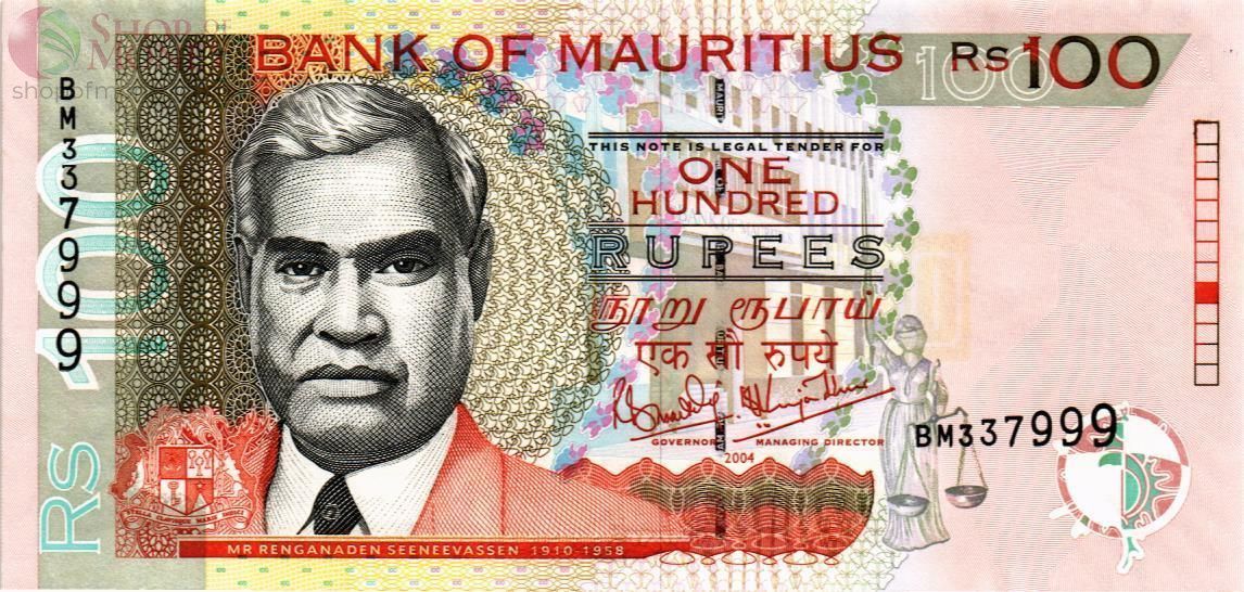 МАВРИКИЙ 100 РУПИЙ 1