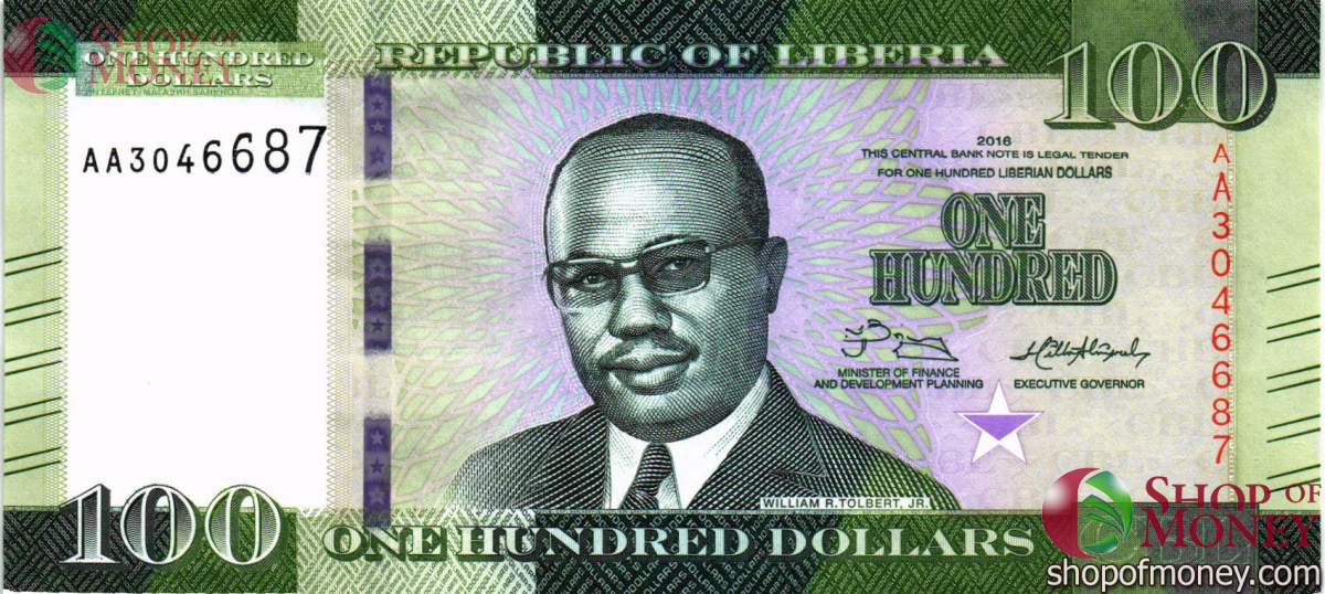 ЛИБЕРИЯ 100 ДОЛЛАРОВ 1