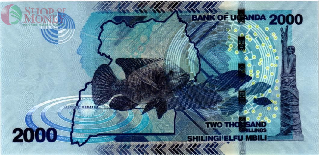 УГАНДА 2000 ШИЛЛИНГОВ 2