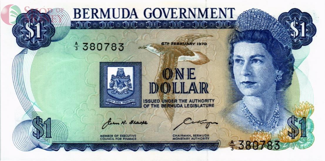 БЕРМУДСКИЕ ОСТРОВА 1 ДОЛЛАР 1