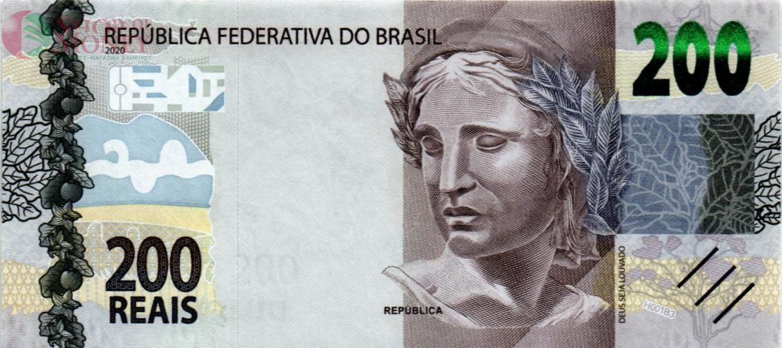 БРАЗИЛИЯ 200 РЕАЛ 1