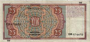 НИДЕРЛАНДЫ 25 ГУЛЬДЕНОВ (24.01.1941) 2