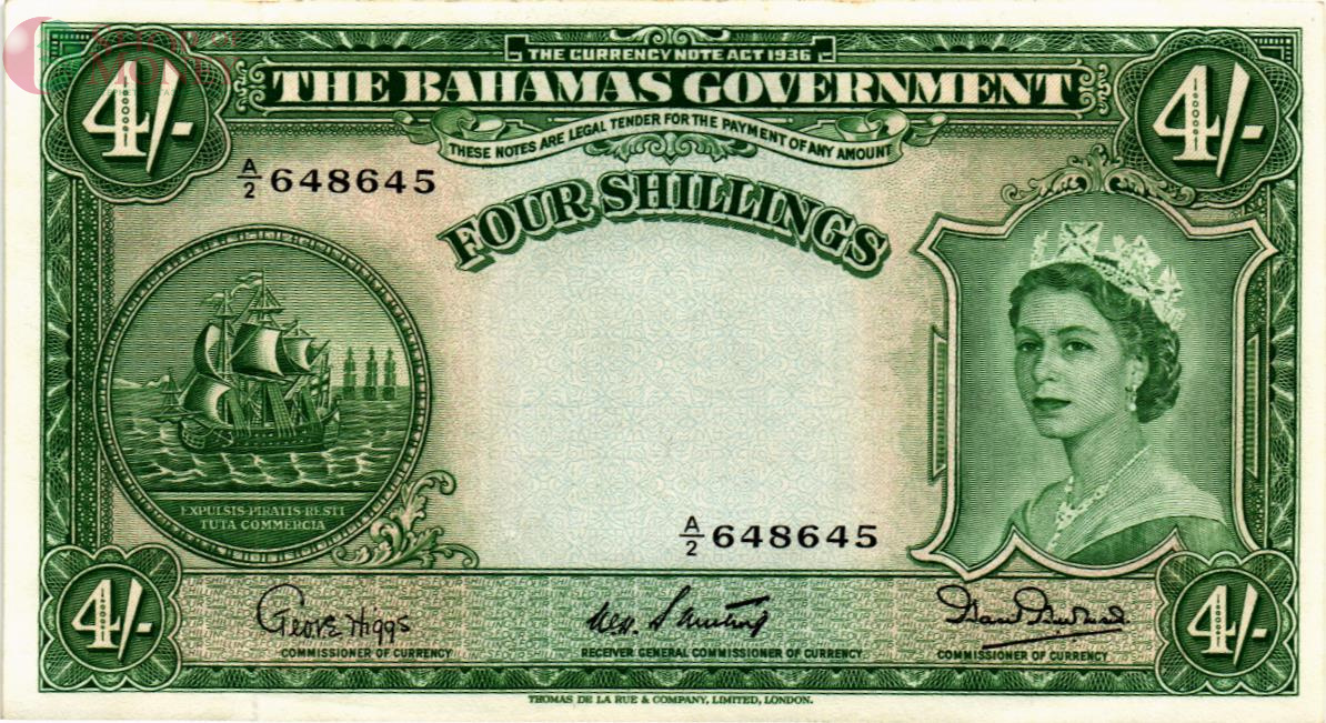 БАГАМСКИЕ ОСТРОВА 4 ШИЛЛИНГА 1