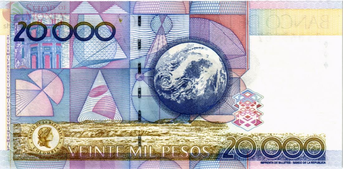 КОЛУМБИЯ 20000 ПЕСО (21.08.2007) 2