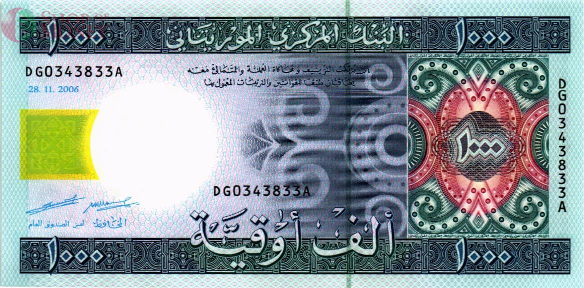 МАВРИТАНИЯ 1000 УГИЙ 1