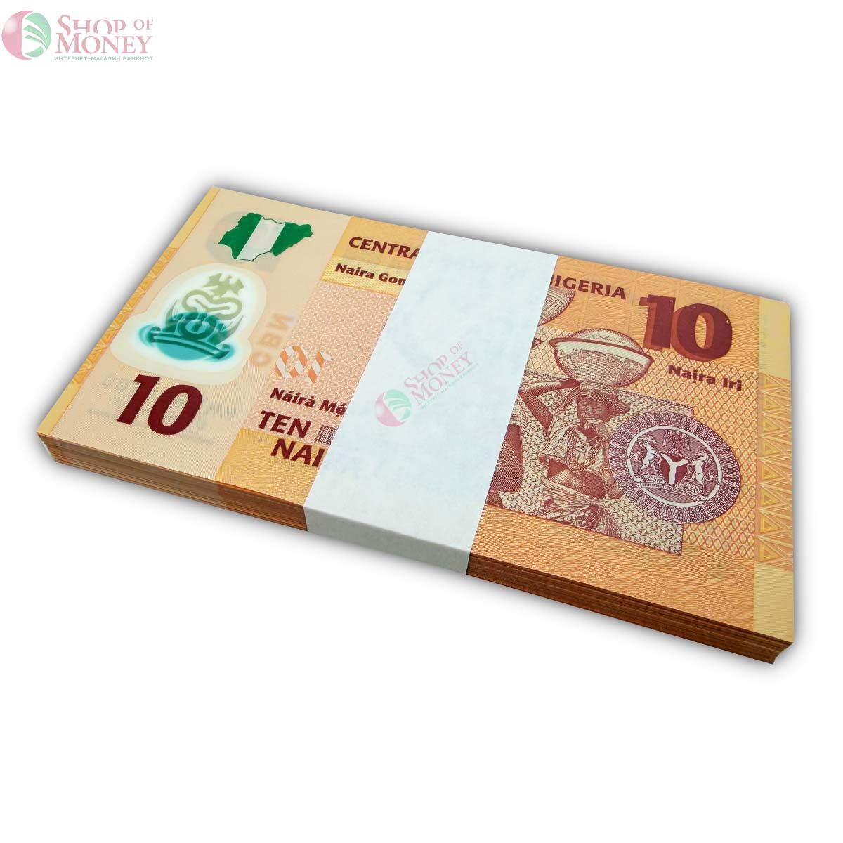НИГЕРИЯ 10 НАЙРА (100 БАНКНОТ) 2