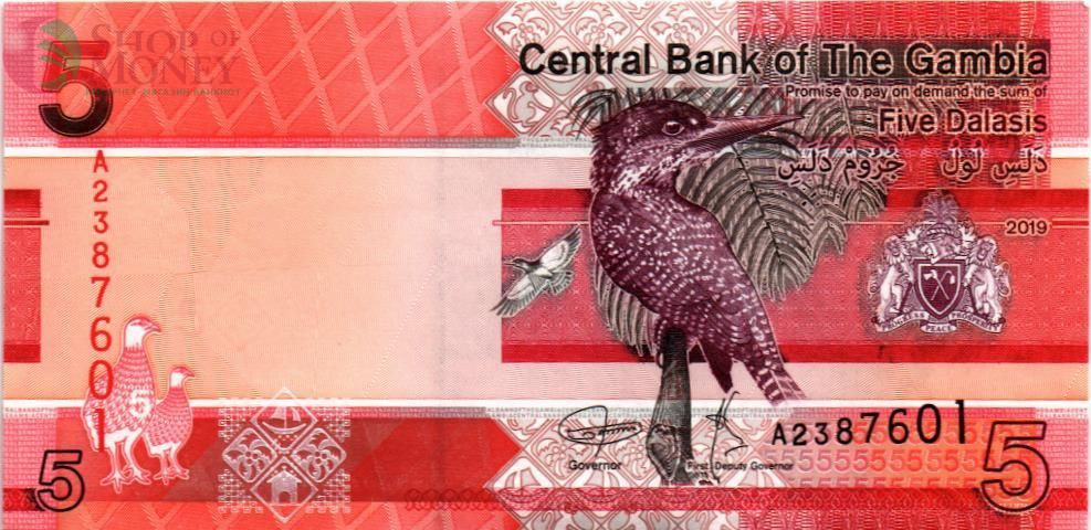 ГАМБИЯ 5 ДАЛАСИ 1
