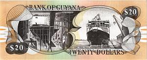 ГАЙАНА 20 ДОЛЛАРОВ 2