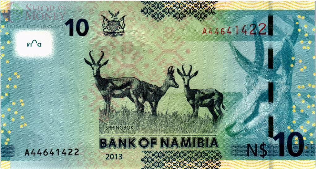 НАМИБИЯ 10 ДОЛЛАРОВ 2