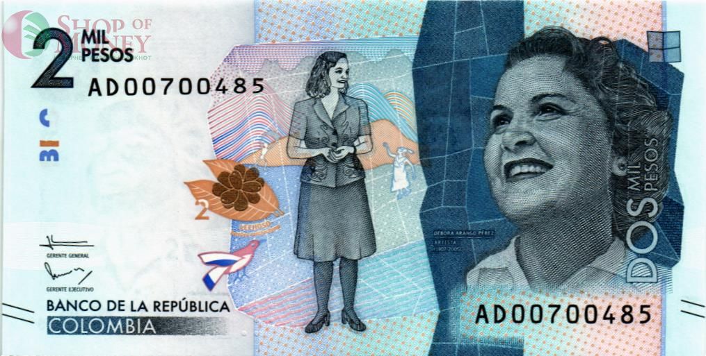 КОЛУМБИЯ 2000 ПЕСО 1