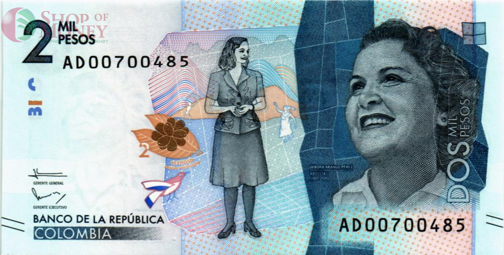 КОЛУМБИЯ 2000 ПЕСО 1