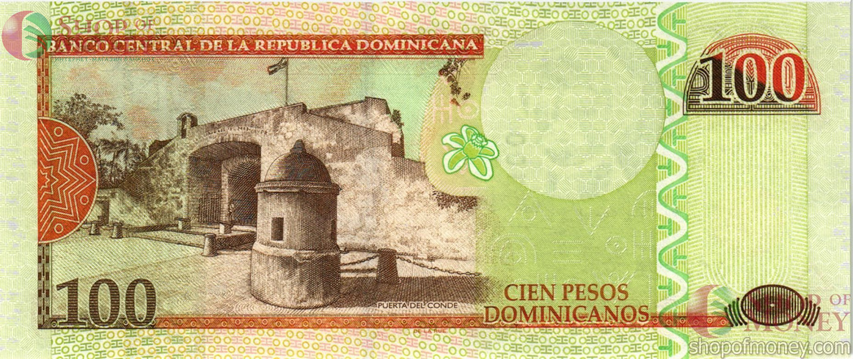 ДОМИНИКАНСКАЯ РЕСПУБЛИКА 100 ПЕСО 2